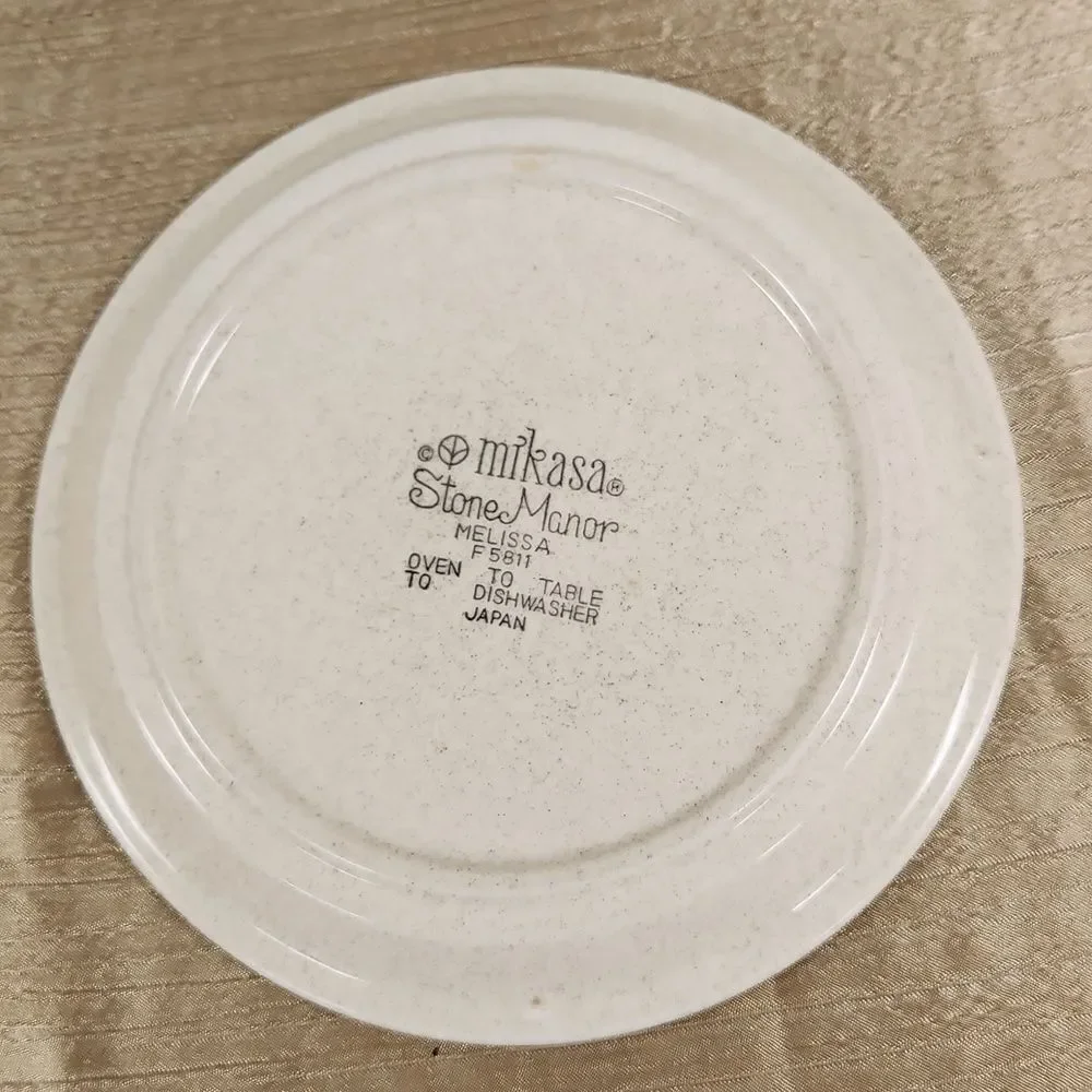 Mikasa Stone Manor Melissa F5811 Salad Dessert Plate 7 5/8